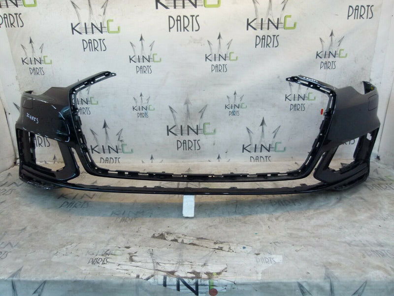 AUDI A6 C8 4K S-LINE 2018-22 BLACK FRONT BUMPER GENUINE4K0807437