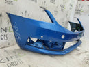 SKODA OCTAVIA III MK3 2013-2016 BLUE FRONT BUMPER GENUINE 5E0807221N