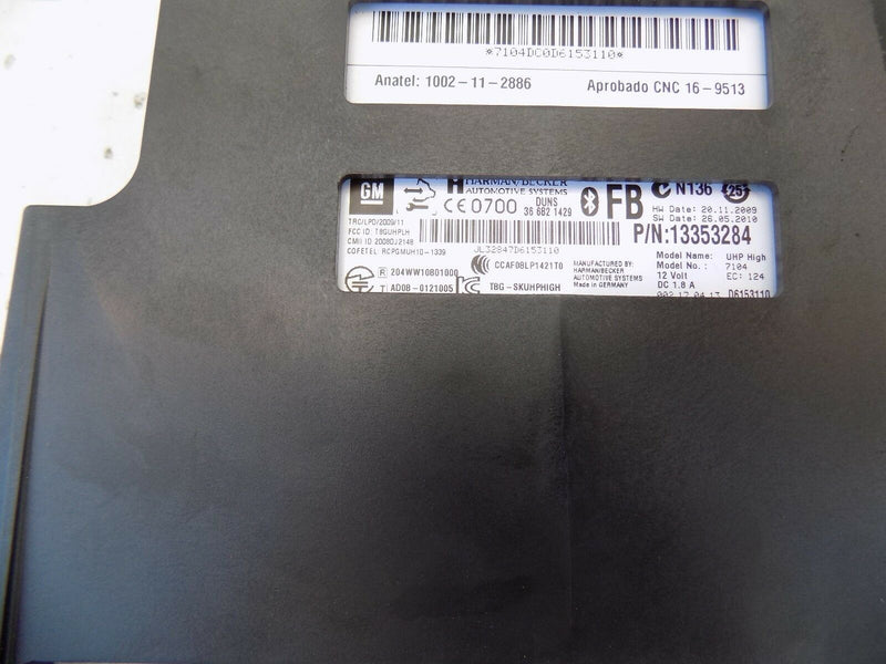 VAUXHALL ASTRA J MK6 2009-2014 MOBILE PHONE CONTROL WITH BLUETOOTH ANTENNA