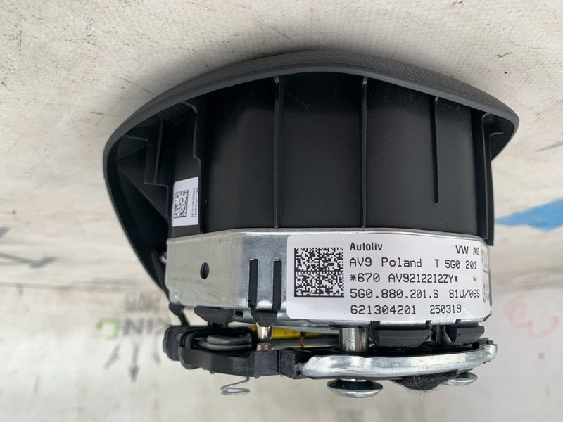VOLKSWAGEN GOLF VII MK7 5G GENUINE AIRBAG STEERING WHEEL DRIVER SIDE 5G0880201S