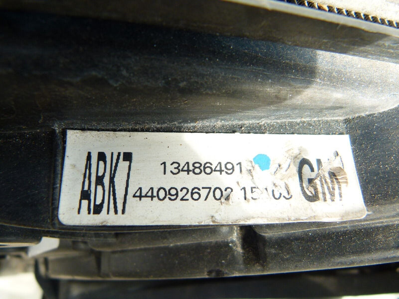 VAUXHAL CORSA E 1.2 1.3 CDTI AIR CON CONDENSER & WATER FAN RADIATOR 13414859