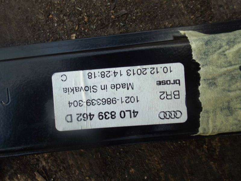 Audi Q7 2009-2015 Rear Door Right Electric Window Motor Regulator Mechanism