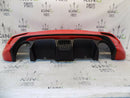 FIAT 500 ABARTH 959 FACELIFT 2016-ON RED REAR BUMPER GENUINE 735633081