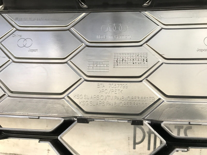 AUDI A4 S4 8W B9 LCI 2019-23 FRONT BUMPER GRILL RADIATOR GRILLE 8W0853651