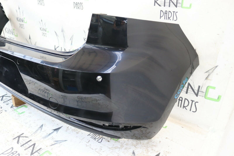 VW GOLF VII MK7 2013-2016 BLACK REAR BUMPER GENUINE PDC HOLES 5G6807421