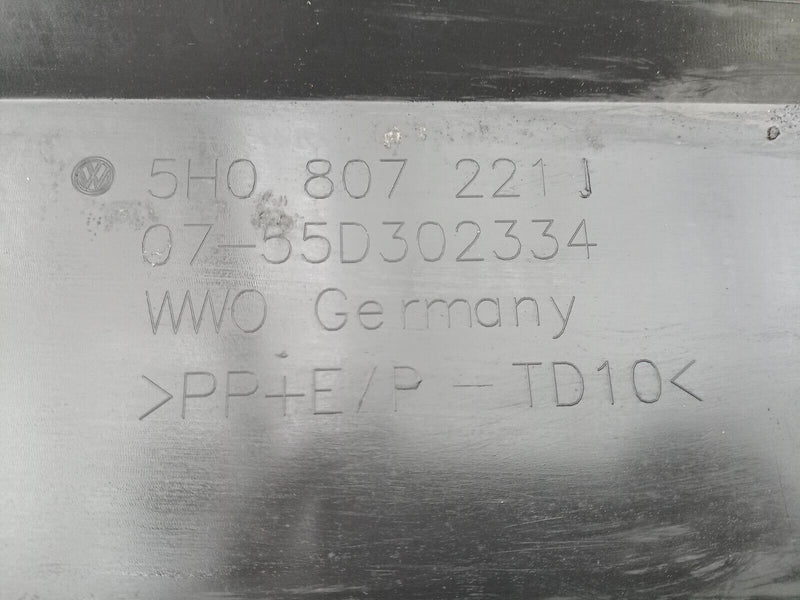 VOLKSWAGEN VW GOLF MK8 2020-ON FRONT BUMPER GENUINE 5H0807221