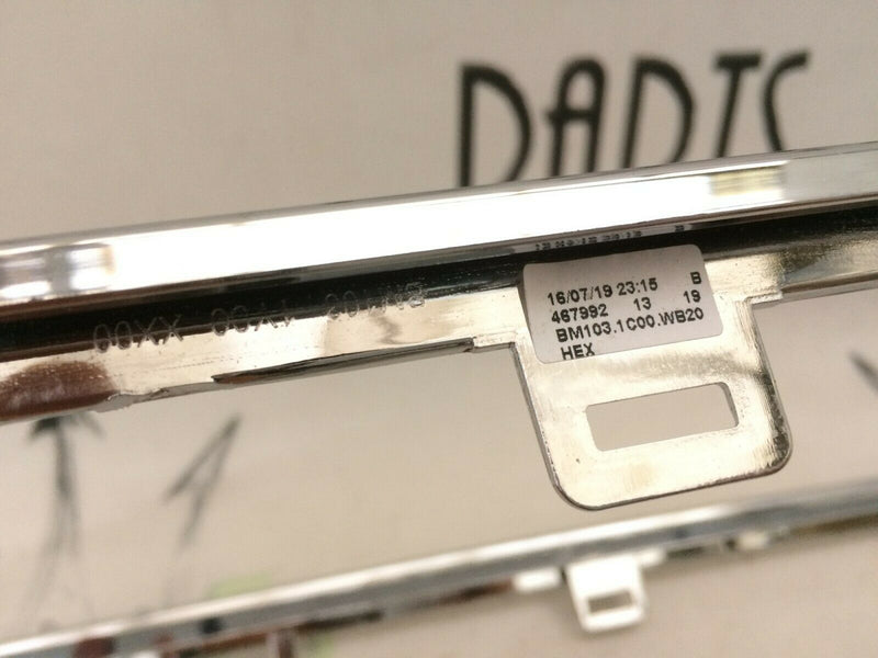 MINI COOPER F60 COUNTRYMAN 2017-ON FRONT BUMPER GRILL SURROUND TRIM CHROME FRAME