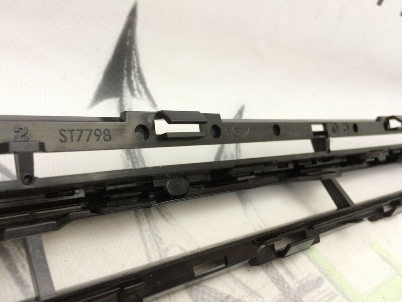 FIAT 500 FACELIFT 2016 NEW GRILL BLACK STRIP TRIM WITH BRACKET BUMPER 735619481