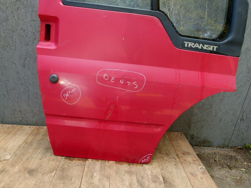 FORD TRANSIT MK4 2000-06 FRONT DOOR PANEL RIGHT DRIVER SIDE& WINDOW GLASS