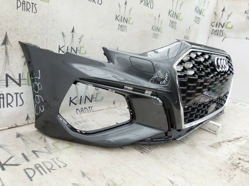 AUDI A3 S3 8Y S-LINE 2020-ON GREY FRONT BUMPER GENUINE & GRILL 8Y0807437F