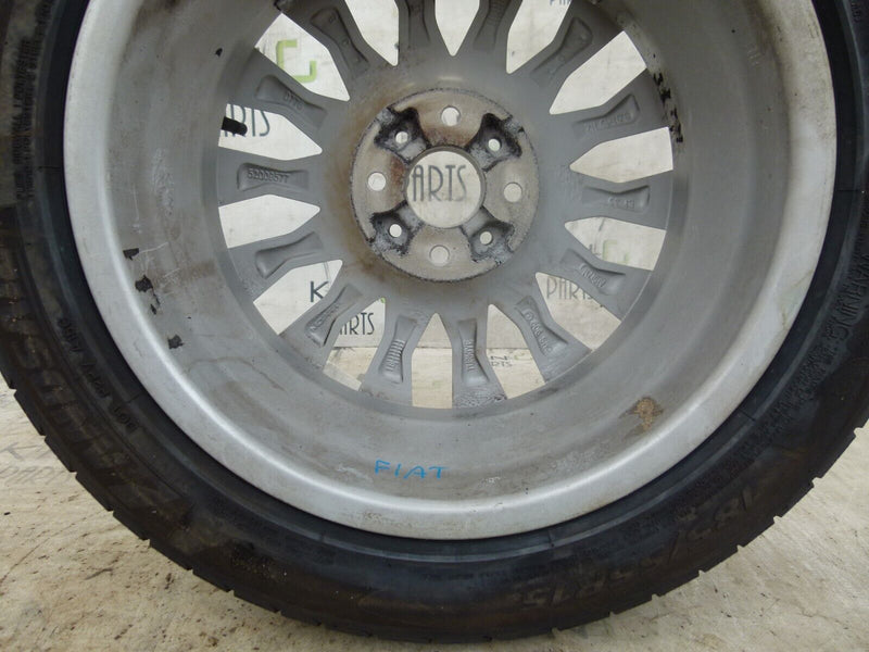 FIAT 500 ALLOY WHEEL RIM 15" & TYRE 185/55/15 6J ET35 GENUINE 52009577