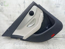 MERCEDES C CLASS W205 2014-2021 PASSENGER SIDE REAR DOOR CARD BLACK & BEIGE #