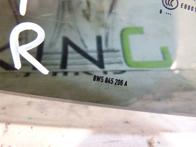 AUDI A4 S4 8W B9 2016-ON SALOON REAR RIGHT SIDE WINDOW DOOR GLASS 8W5845206