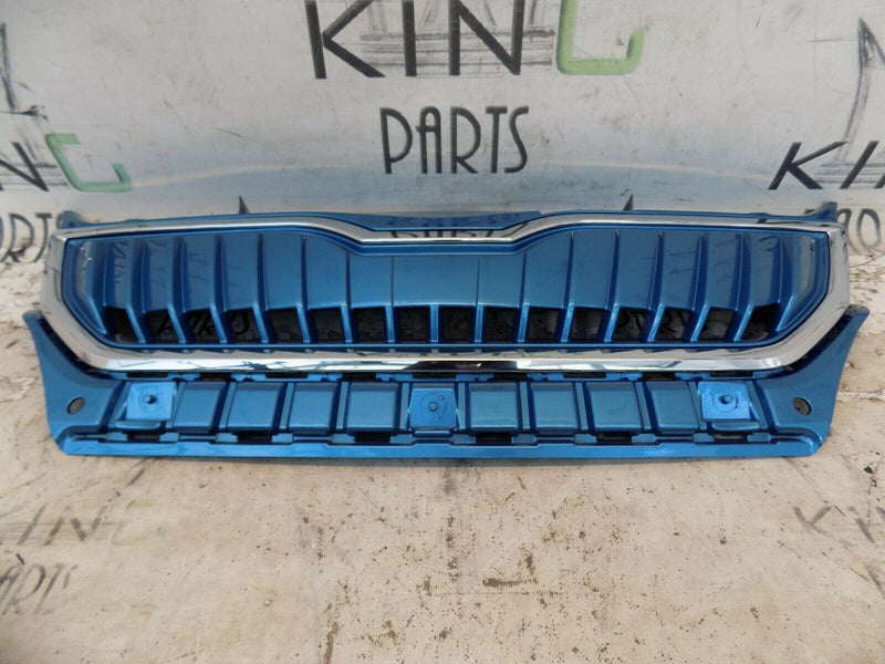 SKODA CITIGO E iV ELECTRIC 2019-UP FRONT BUMPER GRILL GENUINE 1ST853653E BLUE