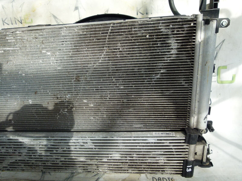 VAUXHAL CORSA E 1.2 1.3 CDTI AIR CON CONDENSER & WATER FAN RADIATOR 13414859