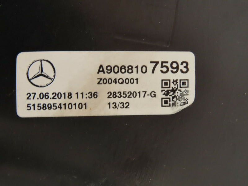 MERCEDES SPRINTER W906 DOOR RIGHT WING MIRROR COMPLETE LONG A9068107593
