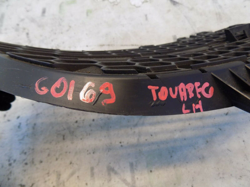 VW TOUAREG 2007-2010 LCI LEFT SIDE FRONT BUMPER GRILLE LOWER 7L6853665B