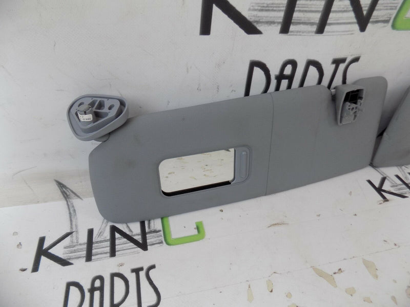 BMW 1 SERIES E87 2004-2013 PAIR OF SUN VISORS WITH MIRROR GREY 7120559 7252506