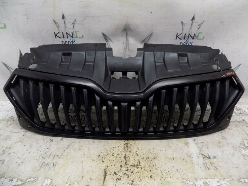 SKODA FABIA III MK3 MONTE CARLO 2019-ON FACELIFT FRONT BONNET GRILLE MATT TRIM
