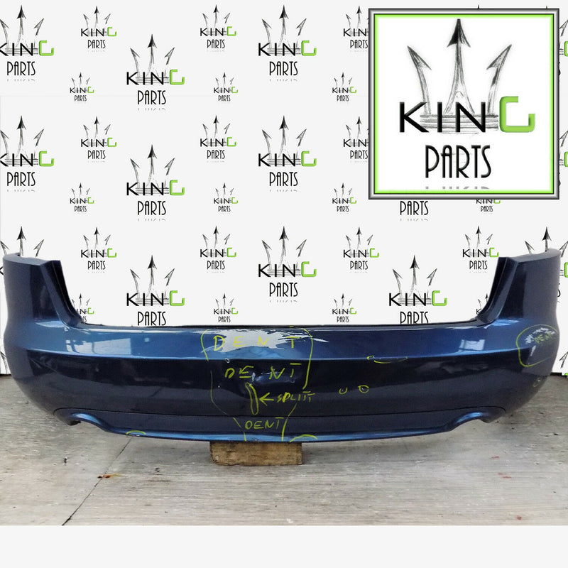 AUDI A4 AVANT 2004-2009 ESTATE BLUE REAR BUMPER GENUINE & DIFFUSER (A3603)