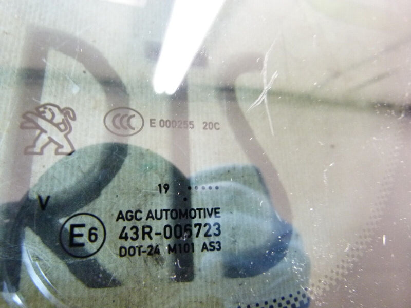 PEUGEOT 308 SW ESTATE 2017-21 REAR RIGHT SIDE WINDOW GLASS 9805551380