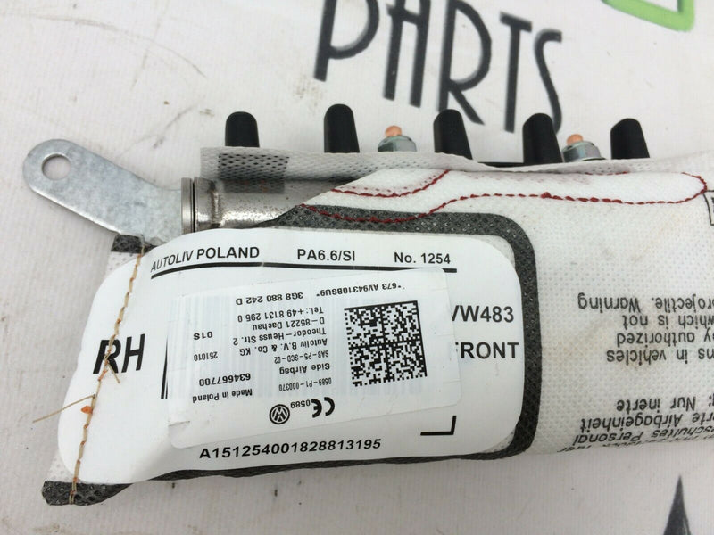 VW ARTEON (483) GENUINE FRONT SEAT AIR BAG RIGHT DRIVER SIDE O/S RH 3G8880242D