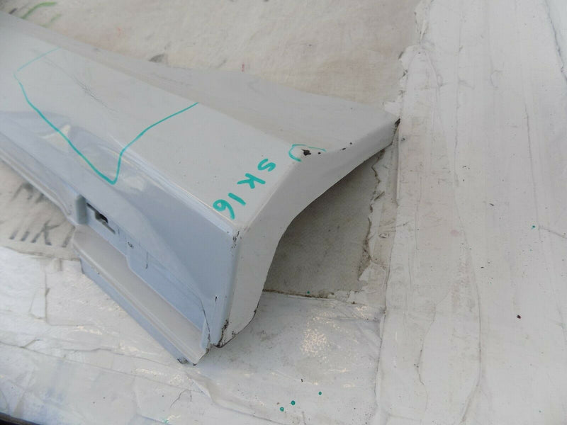 AUDI A6 C8 4K 2018-ON S-LINE LEFT SIDE SKIRT SILL COVER WHITE 4K0853855A