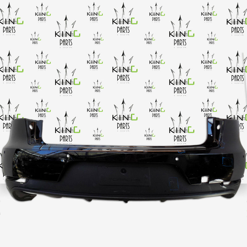 PORSCHE MACAN 95B 2014 BLACK REAR BUMPER GENUINE & DIFFUSER 95B807834