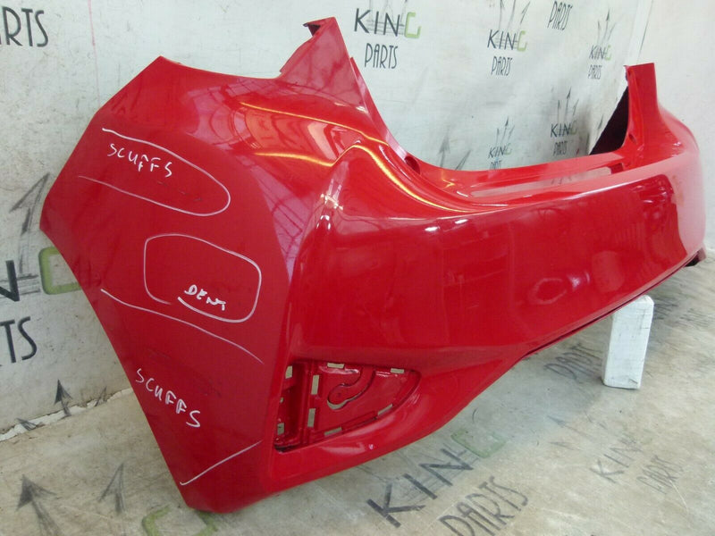 TOYOTA YARIS III FACELIFT 2017-2018 RED REAR BUMPER GENUINE 52159-0D480