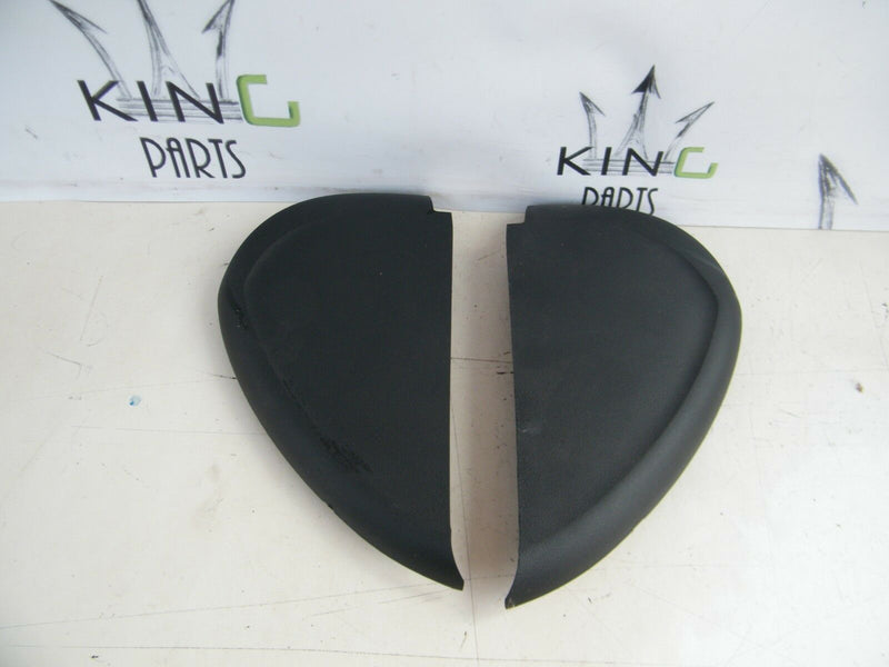 AUDI A6 (C7/4G) 2012-ON PAIR OF DASHBOARD RIGHT & LEFT END COVER PANEL BLACK