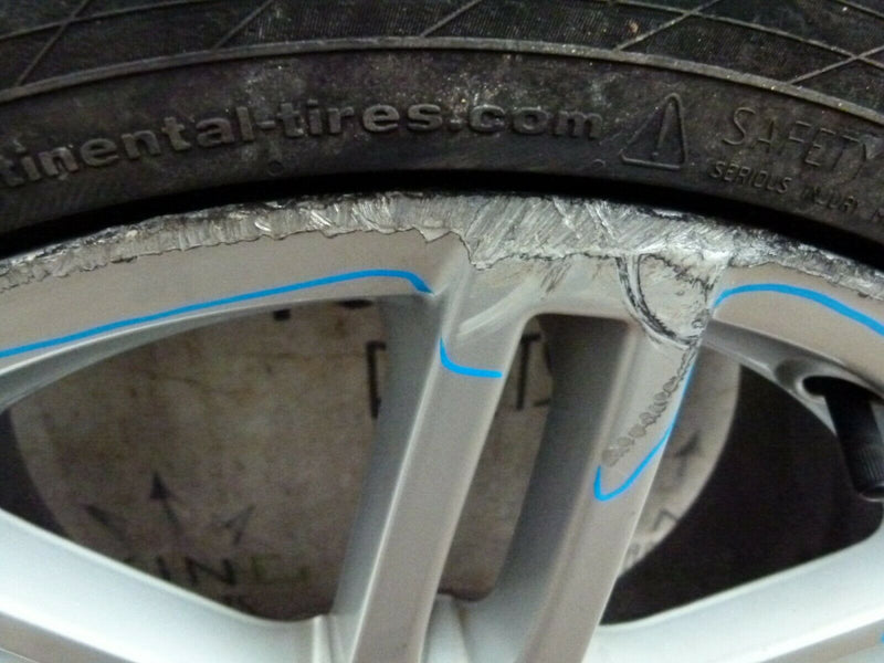 AUDI A3 8P 7,5JX18H2 ET54 ALLOY WHEEL RIM 18" 8P0601025 BA TYRE 225/40 R18