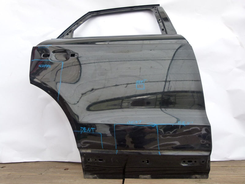 AUDI Q3 8U 2011-2018 REAR DOOR PANEL RIGHT DRIVER SIDE IN BLACK