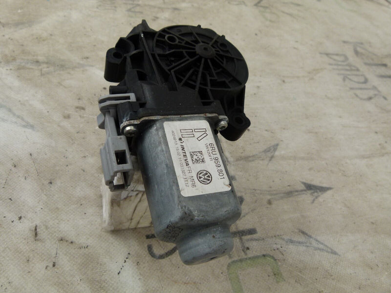 VW UP 2011-2016 FRONT RIGHT DOOR WINDOW GLASS MOTOR GENUINE 6RU959801