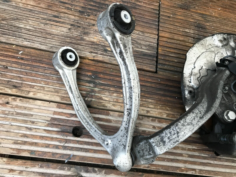 MERCEDES W205 1.6 DIESEL LEFT SIDE FRONT LEG 4x WISHBONE, HUB, CALIPER GAS STRUT