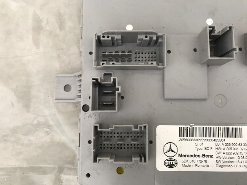 MERCEDES GLC X253 250 2016-21 FRONT CONTROL COMFORT  UNIT MODULE SAM A2059006330