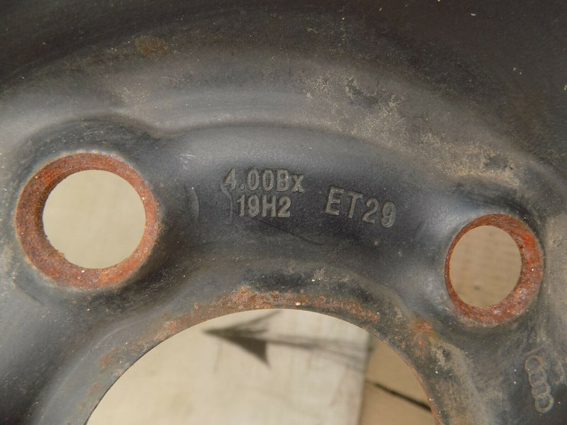 AUDI A4 B8  TDI SPACE SAVER SPARE WHEEL T125/70/R19 8K0601027 / 8K0 601 027