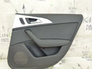 AUDI A6 C7 2011-2014 AVANT REAR DOOR CARD BLACK RIGHT DRIVER SIDE O/S 4G0867306