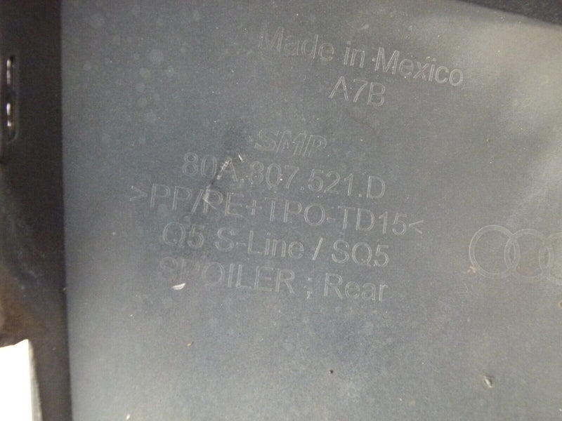 AUDI Q5 MK2 S-LINE 2016-2020 REAR BUMEPER PDC GENUINE 80A807385