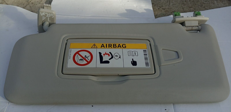 MERCEDES C-CLASS W205 2014-21 PASSENGER SIDE GENUINE INTERIOR SUN VISOR BEIGE #