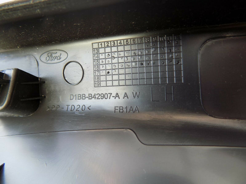 FORD FIESTA MK7 ST NEARSIDE PASSENGER REAR TAILGATE TRIM D1BB-B42907-AAW
