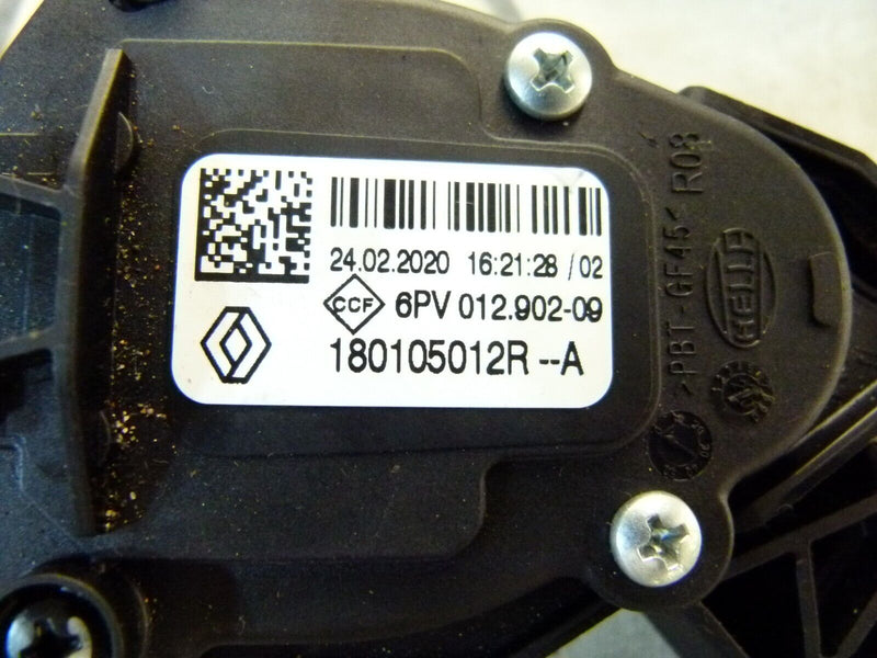RENAULT CAPTUR 2020-ON ACCELERATOR THROTTLE GAS PEDAL GENUINE 180105012R