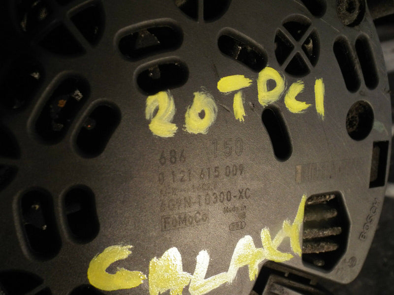 FORD GALAXY 06-15 2.0TDCI MANUAL ALTERNATOR 6G9N-10300-XC
