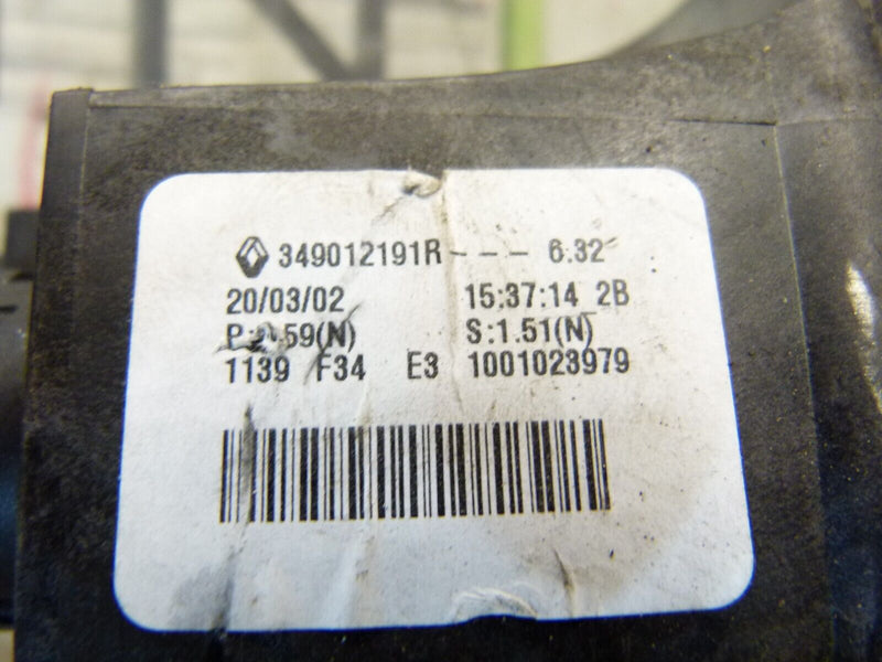 RENAULT CAPTUR 2020-ON 6 GEAR SHITER STICK & MECHANISM 349012191R