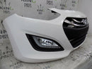 HYUNDAI i30 (GD) MK2 2012-2015 5DR FRONT BUMPER GENUINE WHITE 86511-A6000