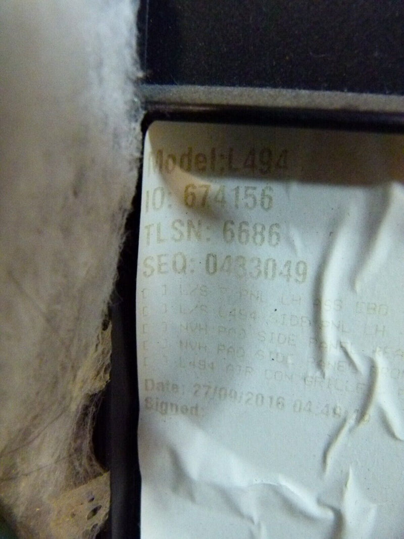 RANGE ROVER SPORT 13-17 BOOT LOAD SPACE LEFT SIDE AIR CON PANEL DK6245431A