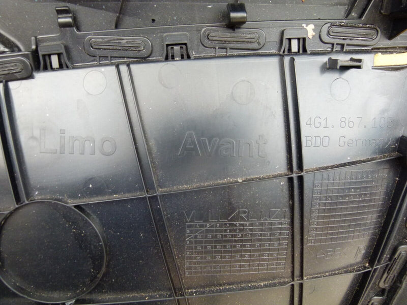 AUDI A6 C7 2011-14 AVANT FRONT DOOR CARD PANEL LEFT PASSENGER SIDE N/S 4G1867105