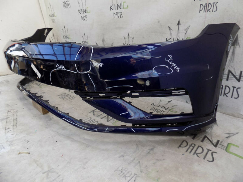 VW GOLF MK7 2013-2017 FRONT BUMPER IN BLUE GENUINE 5G0807217