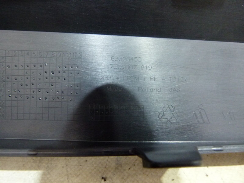 VW CRAFTER II 7C 2017-ON FRONT UPPER BUMPER GENUINE 7C0807819