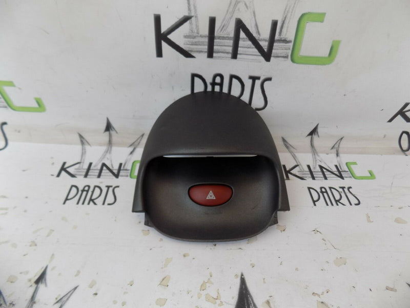 PEUGEOT 206 1998-2008 HAZARD SWITCH BUTTON AND DASH TRIM COVER 9637386077
