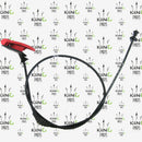 MERCEDES W204 2011-2014 GENUINE RELEASE HANDLE HOOD BONNET OPEN PULL CABLE